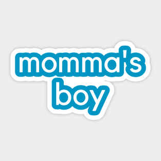 Momma's Boy- A family design Sticker